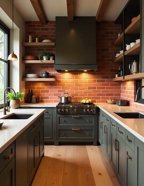 Brick Title ideas for a Modern Rustic Look