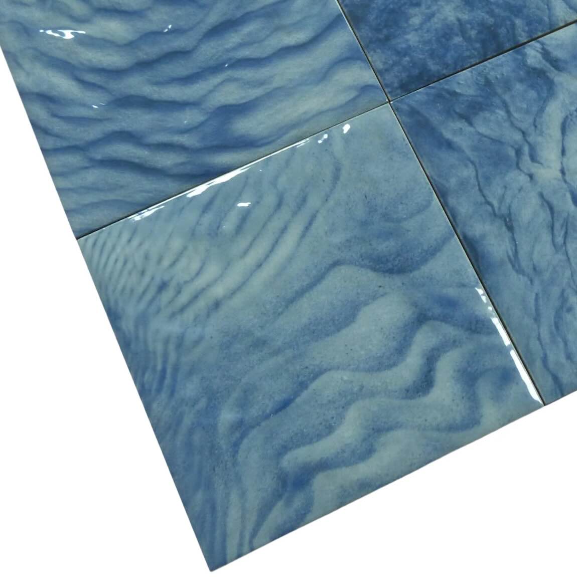 Water Stream Porcelain Pool Tile 6x6
