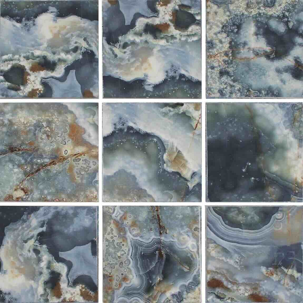 Atoll Porcelain Pool Tile 6x6 Blue