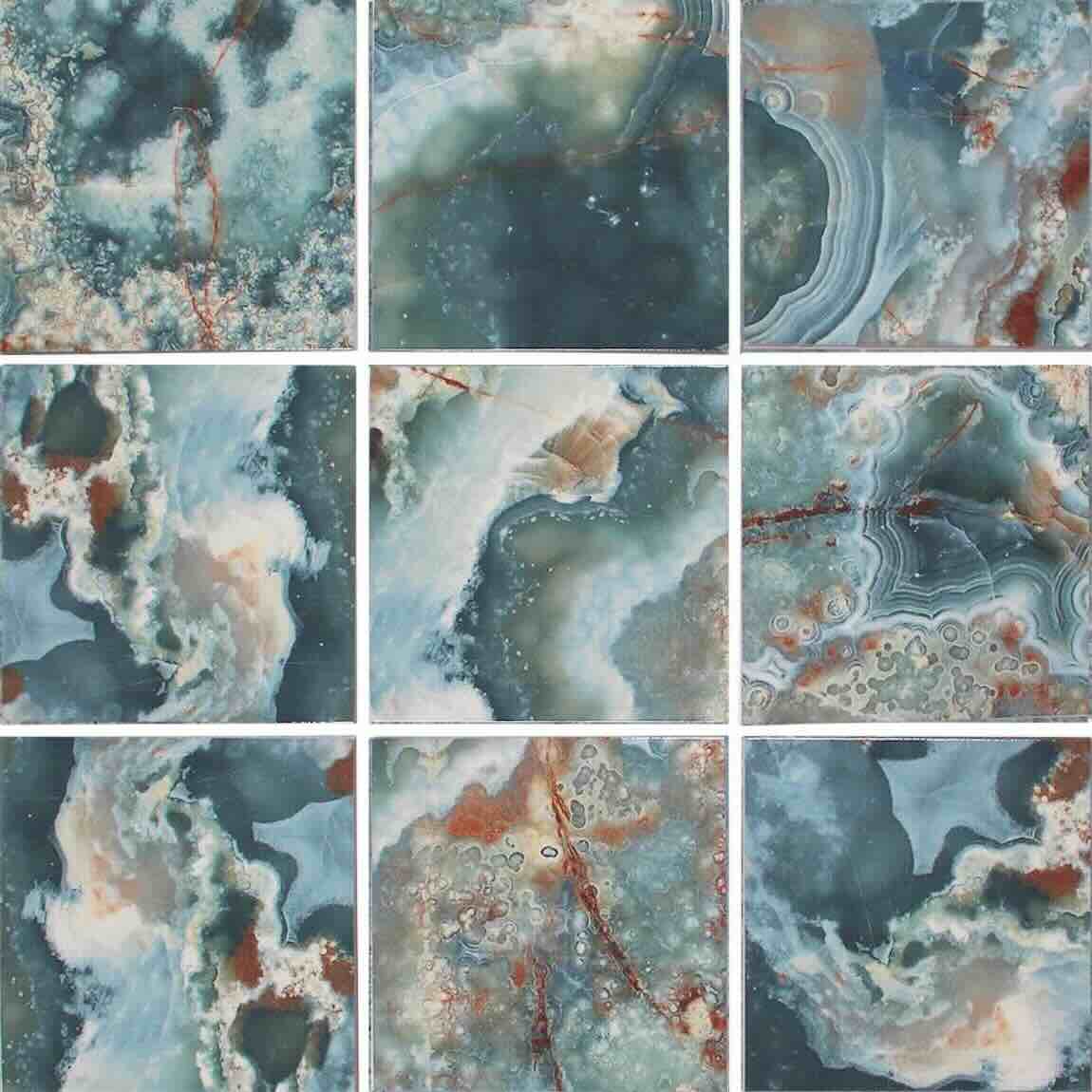 Atoll Porcelain Pool Tile 6x6 Multicolor