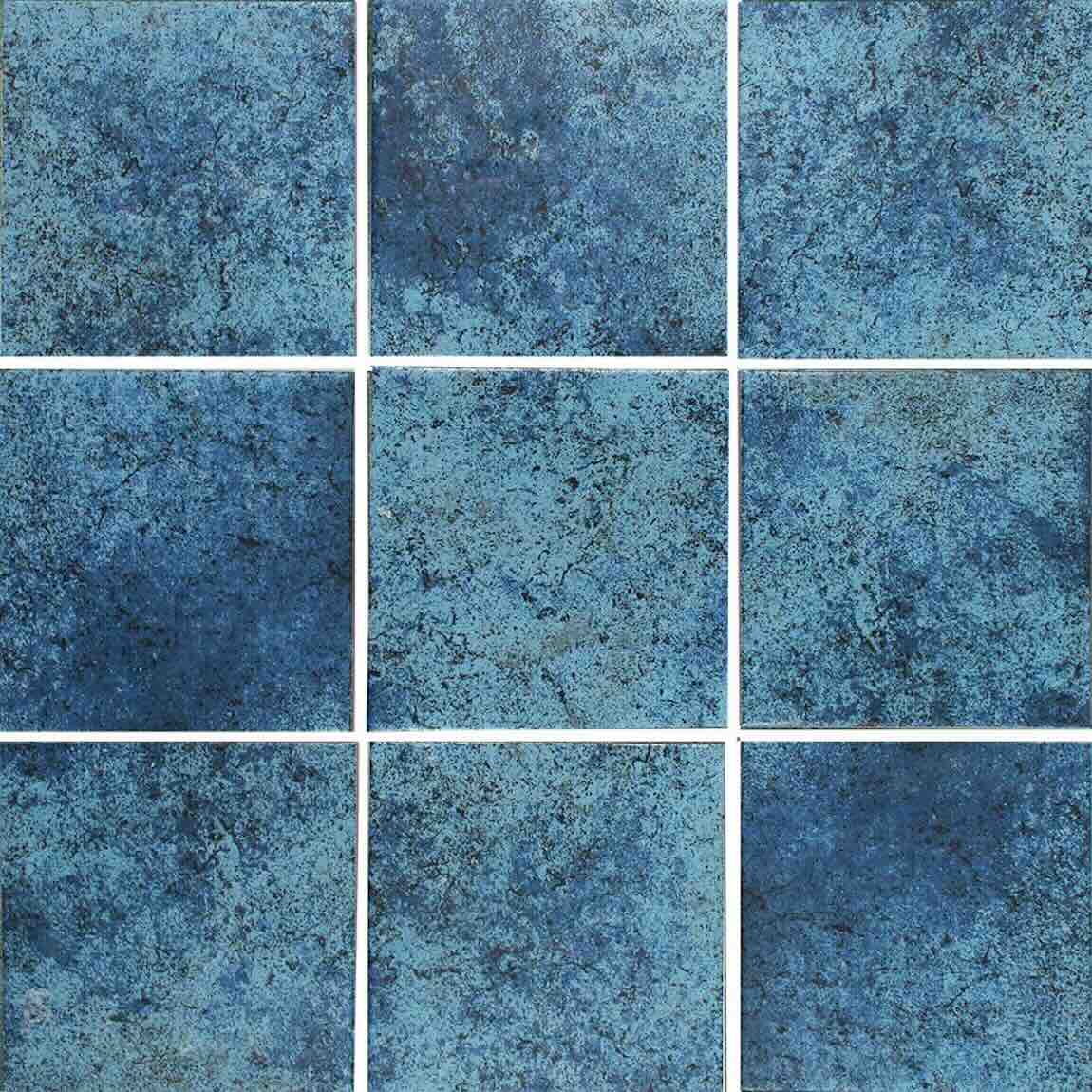 Shallow Waters Porcelain Pool Tile, 6" x 6", Semi-Glossy, for swimming pools, pool waterlines, spas, bathrooms, and shower walls
