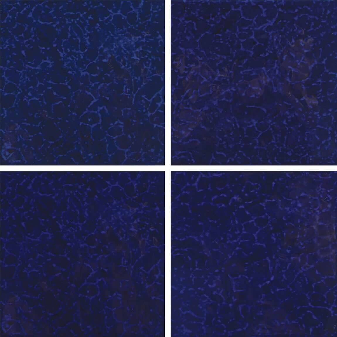 Ripple Cobalt Porcelain Pool Tile 6''x6'' for swimming pools and spas