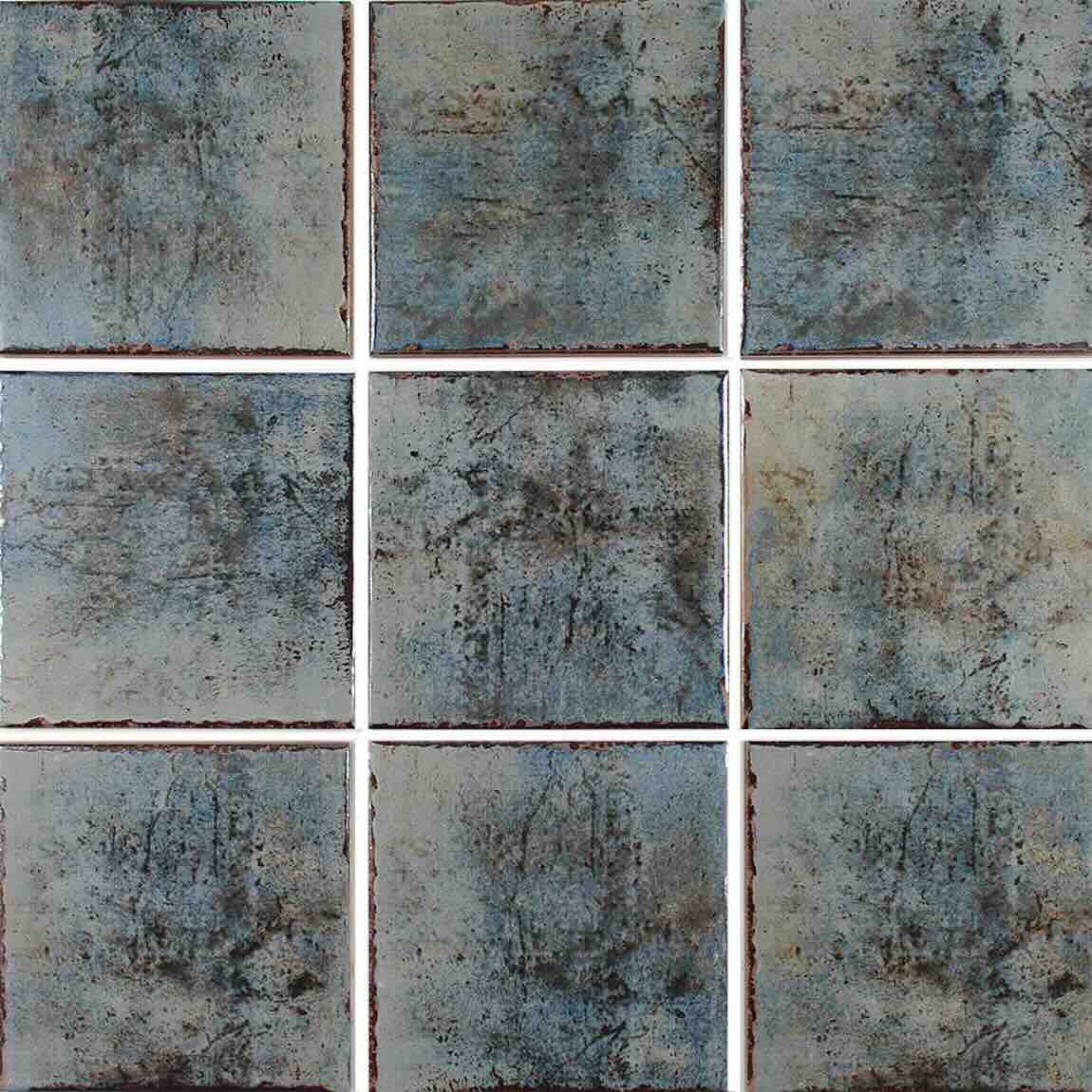 Oceanic Porcelain Pool Tile, 6" x 6", Semi-Glossy, for swimming pools, pool waterlines, spas, kitchen backsplashes, bathrooms, and shower walls