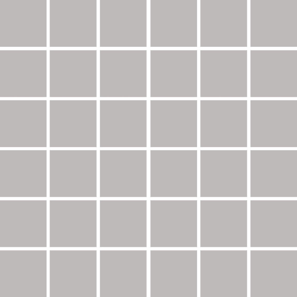 Essentials Porcelain Mosaic Tile Warm Grey 2x2 Matte