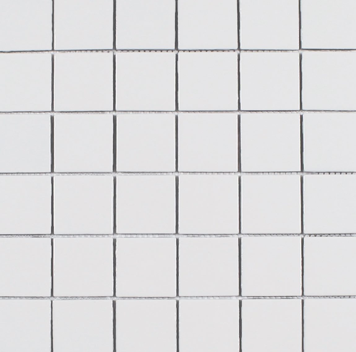Essentials Porcelain Subway Tile White 2''x2'' in a glossy finish for kitchen backsplashes, bathrooms, showers, fireplace, foyers, and accent/featured walls.