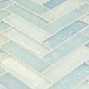 Fluid Herringbone Glass Tile C Blend for swimming pools and spas