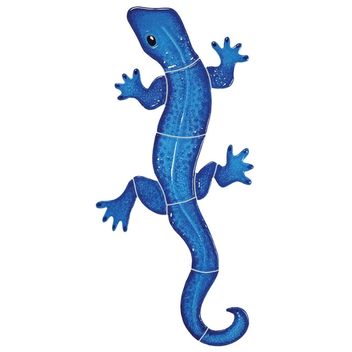 The mesh-mounted Pool Mosaic Gecko adds rich color, character, and life to any backyard, home, or commercial space.