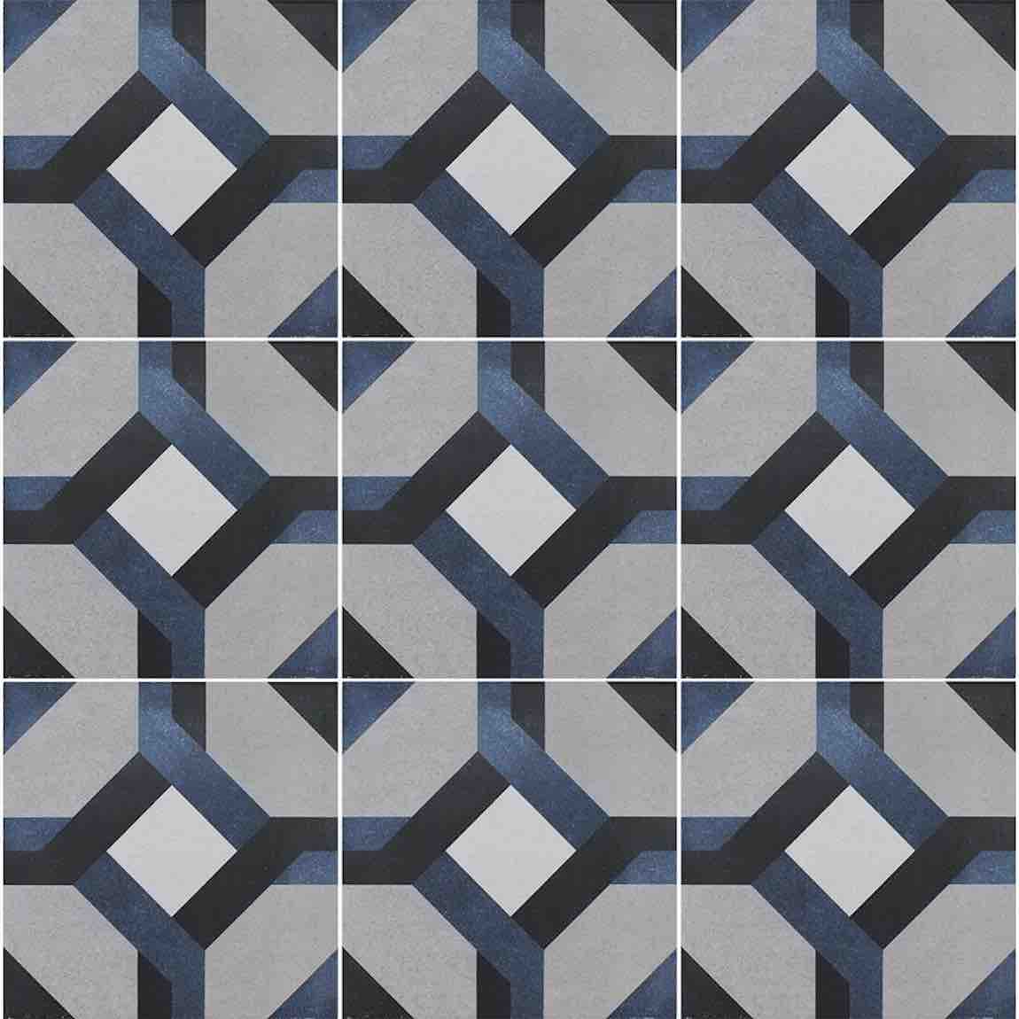 Patterned Porcelain Tile Alameda 6x6 for kitchen, bathroom, pool, and showers