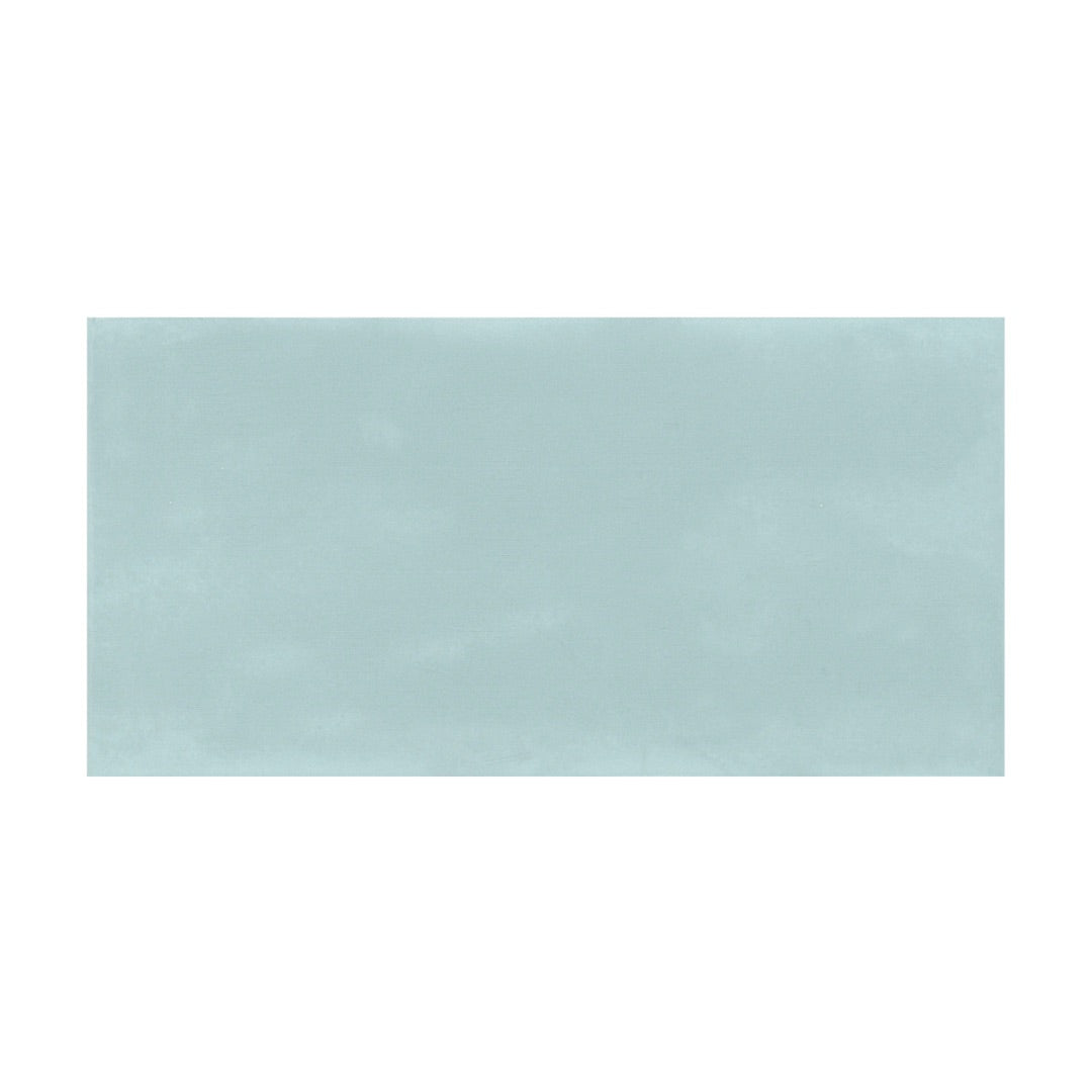 Renaissance Subway Tile Aqua 3x6 Glossy for backsplash, bathroom, shower, fireplace surround, and featured walls