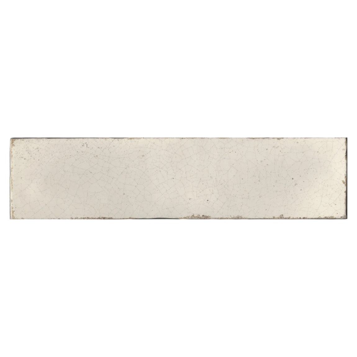 Subway Crackled Biscuit 3x12 Ceramic Tile Glossy for interior walls