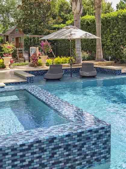 Glass Pool Tiles