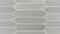 Picket Tile Arrow Gray Matte 2x10 for kitchen backsplash, bathroom, and shower walls