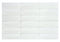 Organic Style Subway Tile White 2x6 for kitchen and bathroom floor and walls