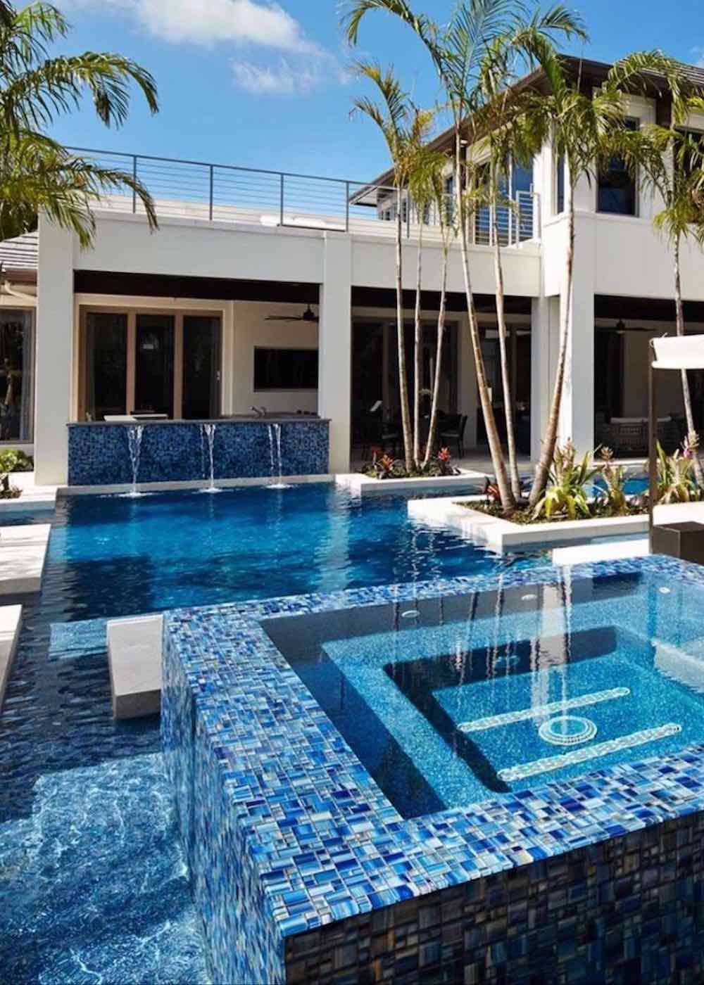 Mosaic Pool Tiles
