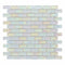 Reflections Iridescent Glass Tile White 1x2 for pools, spas, and bathrooms