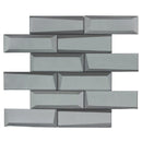 Glass Wall Tile Dimension Gray 2x6