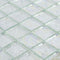 Iridescent Glass Mosaic Tile Clear 2x2