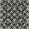 Black and White Cubes Mosaic Tile