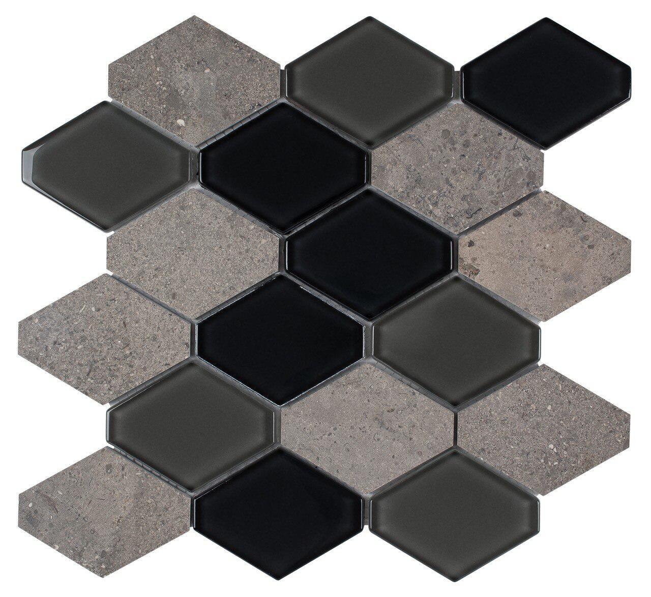 Waterjet Diamond Mosaic Tile Flow