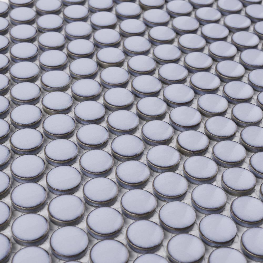 Penny Round Tile Vintage Blue