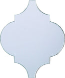 Mirrored Glass Tile Arabesque 6x7 for featured walls and retail stores