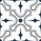 Patterned Tile Emporium Blue 8x8 - Pattern 2