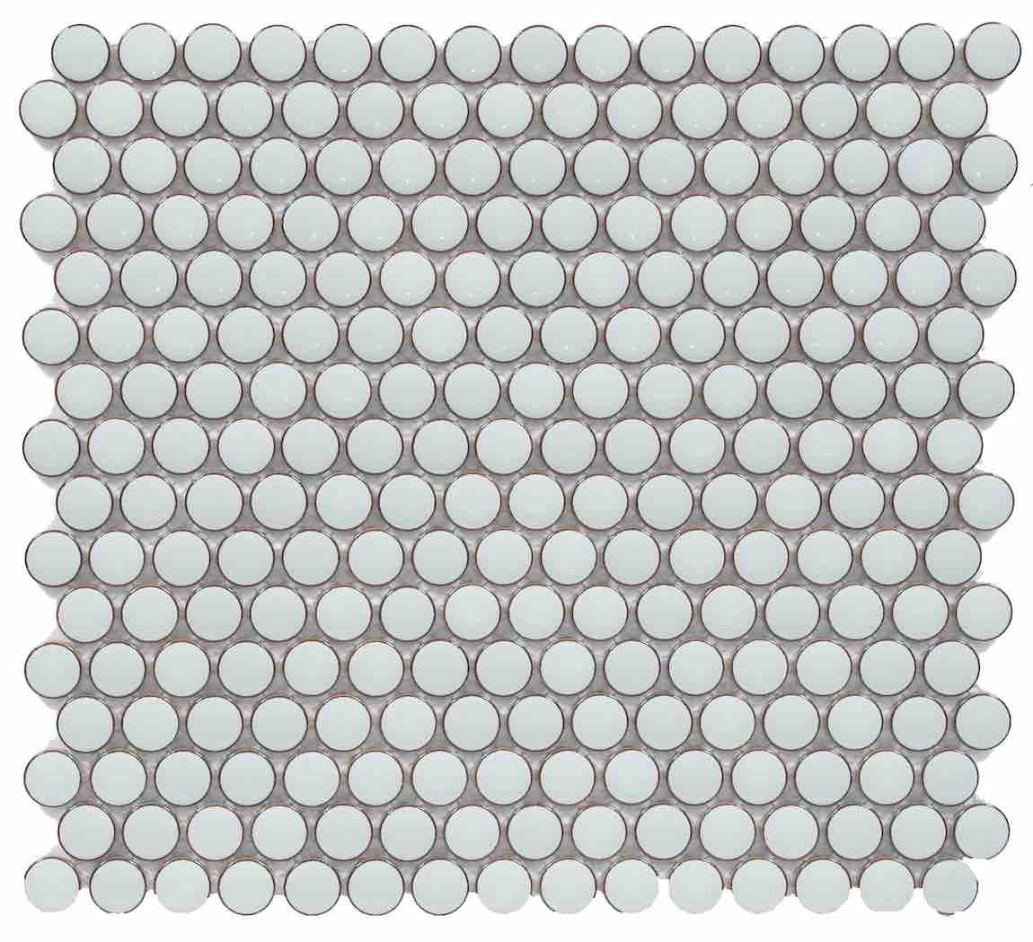 Penny Round Tile Vintage Mint for kitchen backsplash and bathroom