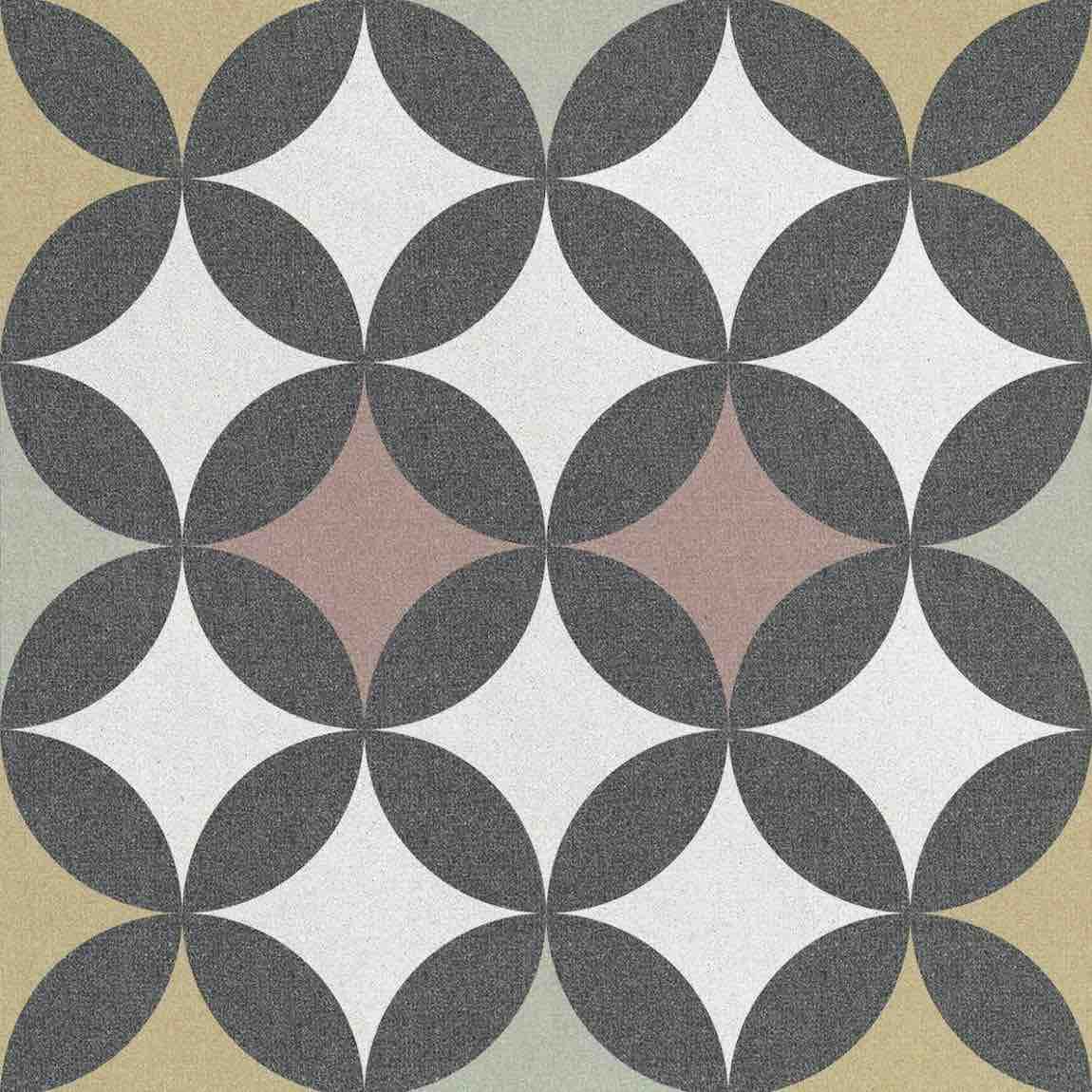 Patterned Porcelain Tile Geo Colorful 8x8 for backsplash, kitchen, bathroom, shower, floor, wall, and pool