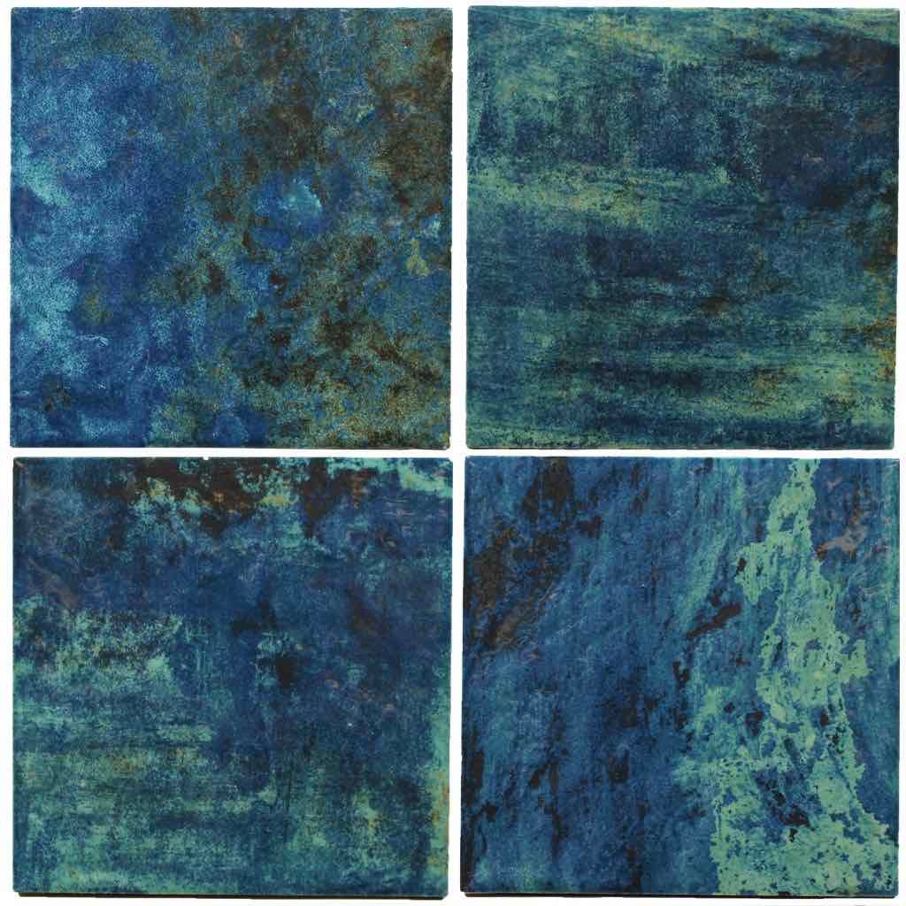 Coral Reef Turquoise Porcelain Pool Tile 6x6 for the swimming pool and spa