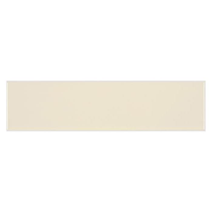 Elegance Vanilla Glossy Wall Tile 4x16 for kitchen backsplash, bathroom, and shower walls.