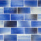 Glass Subway Tile Frosted Sky 2x4 for pool and spas