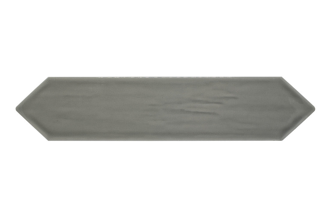 Slide Smoke Glossy 3x12 Picket Wall Tile for kitchen backsplash and bathroom walls