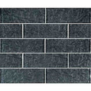 Surfaced Glass Tile Black 2x6 for swimming pool and spas