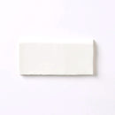 Coastal White 2.5x5 Bullnose Ceramic Tile to finish the edge of a backsplash and bathroom walls