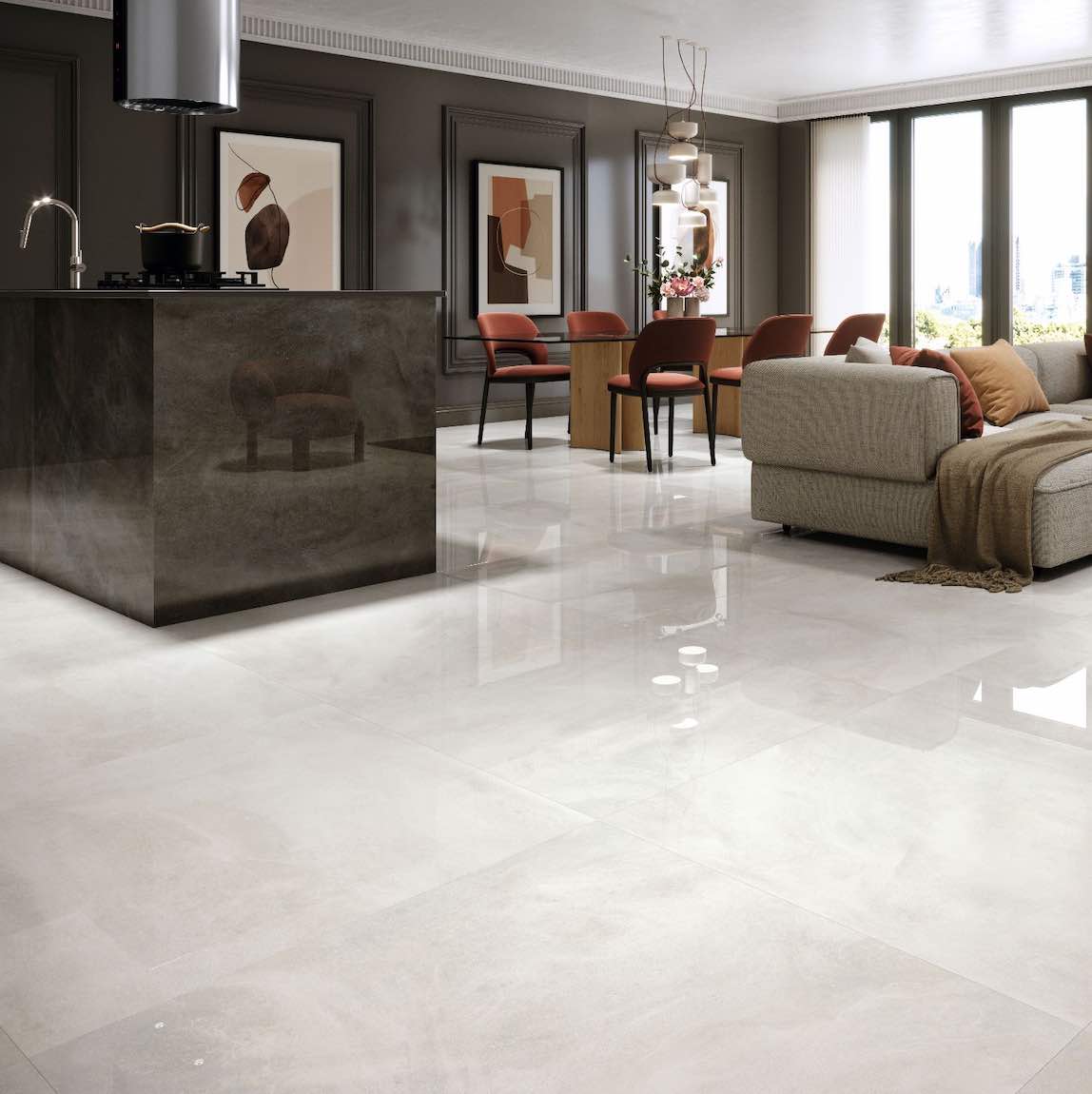 Polished Porcelain Tile White River 39x39 Questions & Answers
