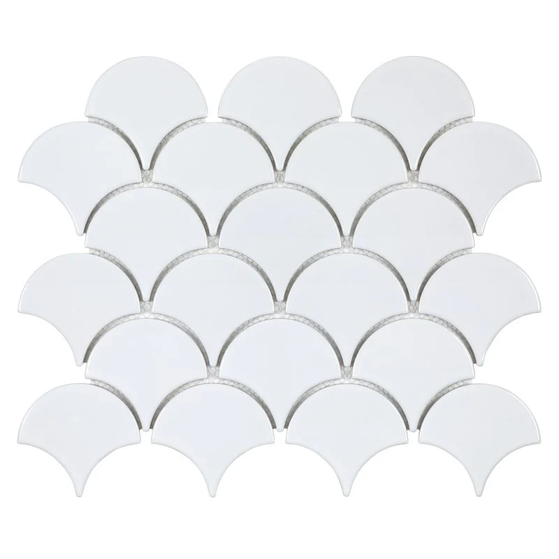 Urbana Fish Scale White Glossy Porcelain Tile Questions & Answers
