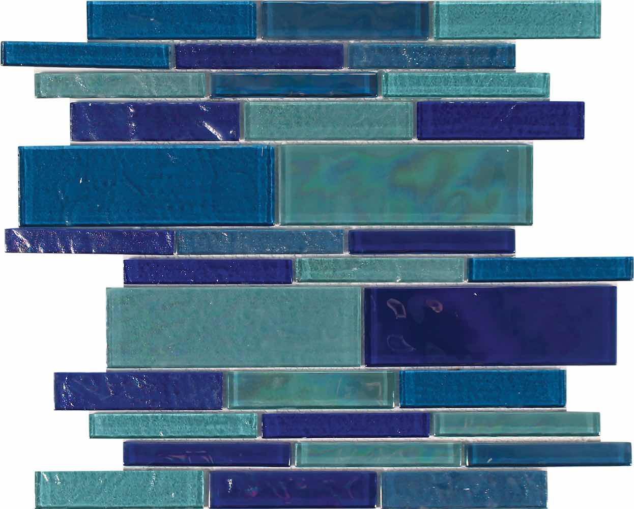Beach Glass Tile Iridescent Mixed Linear Questions & Answers