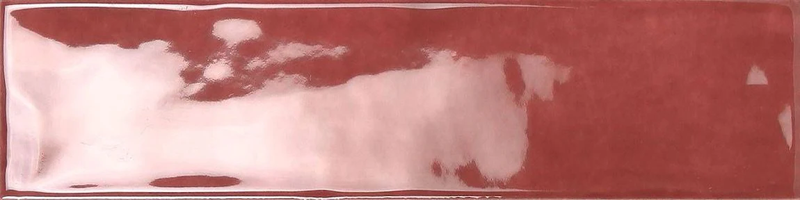 Reflections Subway Tile Crimson 3x12,