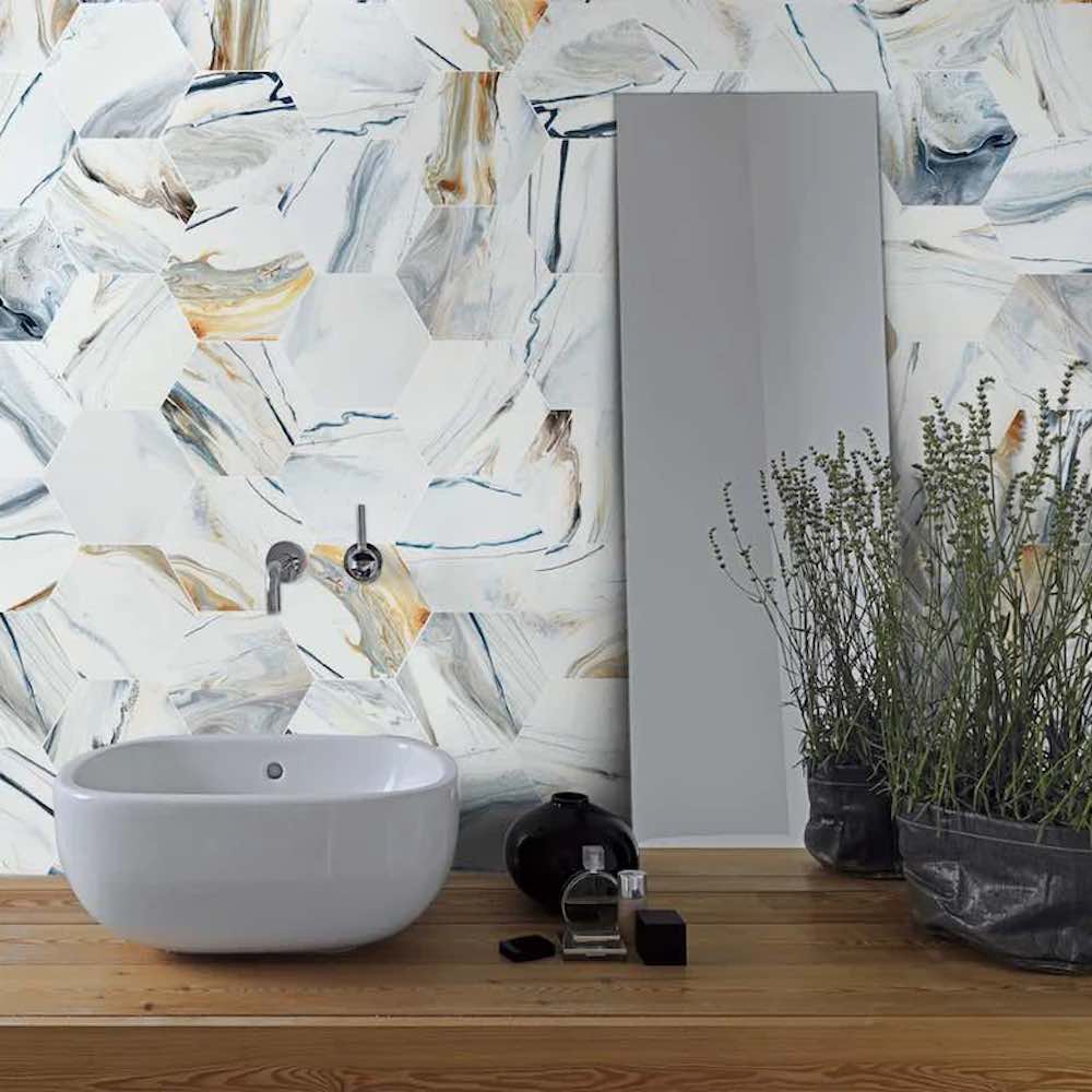 Since these are large tiles, how would they be used on a shower floor?  When I used non-slip shower floor, these ca