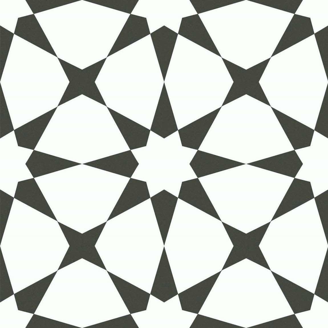 Patterned Porcelain Tile Star Coal 8x8 Questions & Answers