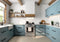 Farmhouse Kitchen Backsplash featuring Mineral Tiles' glazed ceramic tiles