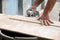 Finishing tile edges without bullnose and trim pieces