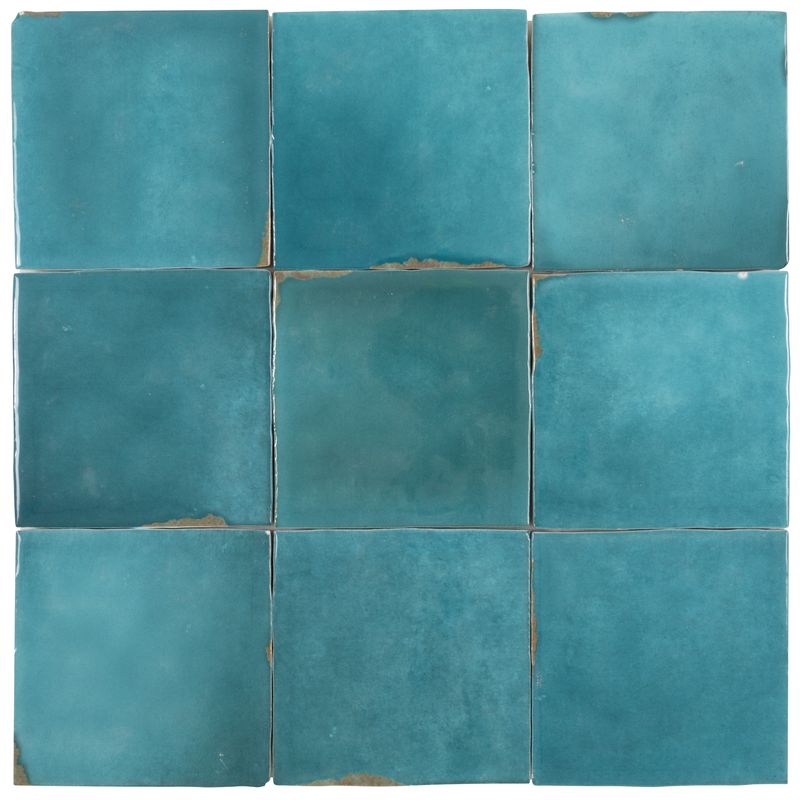 Zellige Heritage Ceramic Tile Seashore 4x4