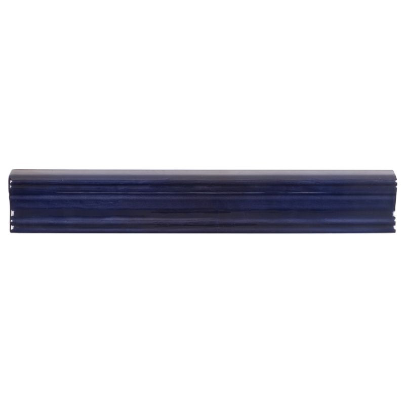 Zellige Heritage Ceramic Tile Ink Blue Chair Rail