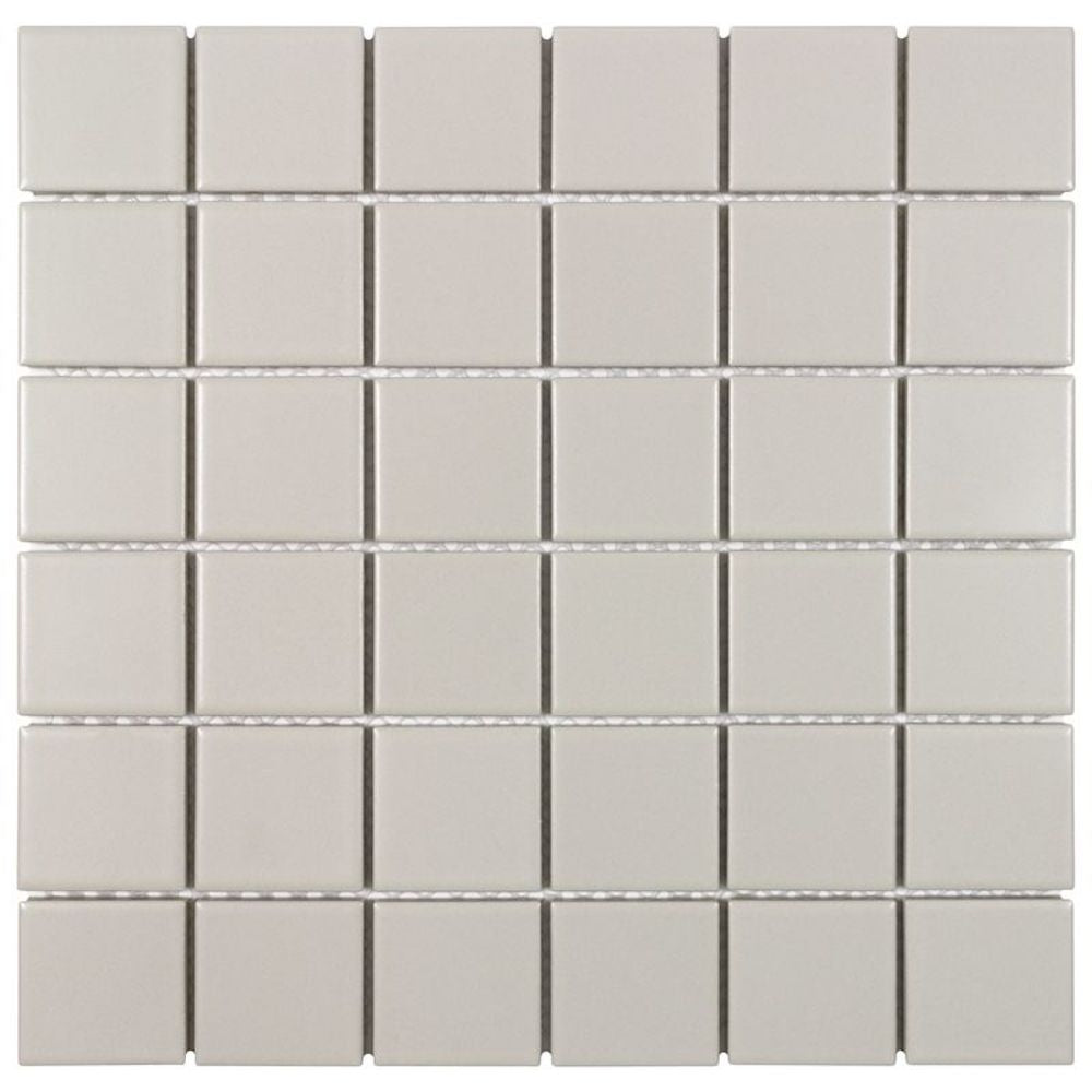 Urbana 2x2 Taupe Matte Porcelain Mosaic Tile