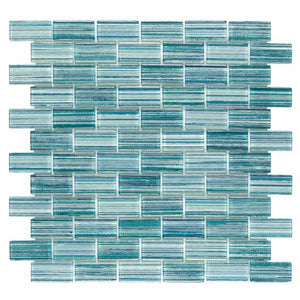 Glass Pool Mosaic Tile Hobe Sound 1x2 for pools and spas