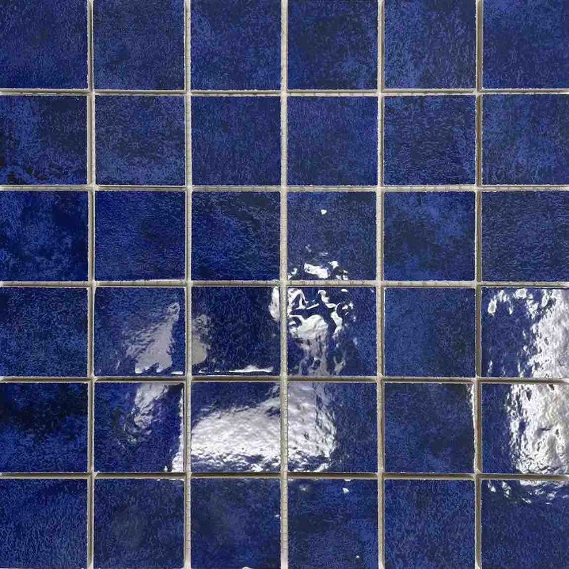 Porcelain Pool Tile Classic Cobalto 2x2