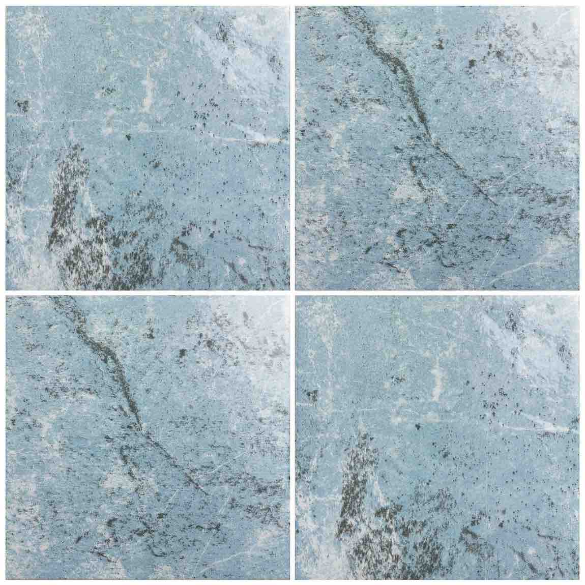 Porcelain Pool Tile Classic Stone Gray 6x6