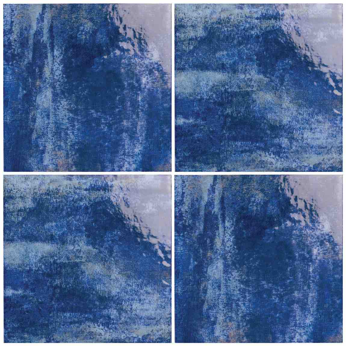 Porcelain Pool Tile Classic India Blue 6x6