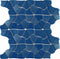 Hawaiian Flower Mosaic Tile Blue for swimming pool, shower, bathroom walls, kitchen backsplash, fireplace, Jacuzzi, and spas.